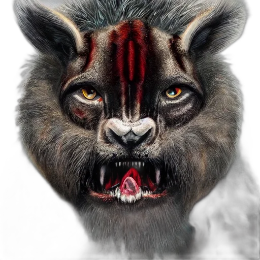 mask, animal, creature, face transparent PNG cut-out
