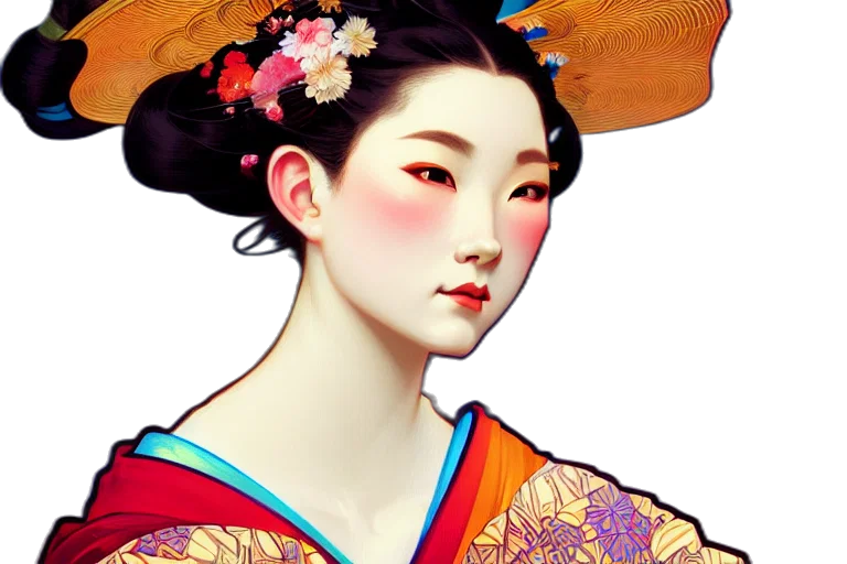 face, photorealistic, fantasy art, anime transparent PNG cut-out