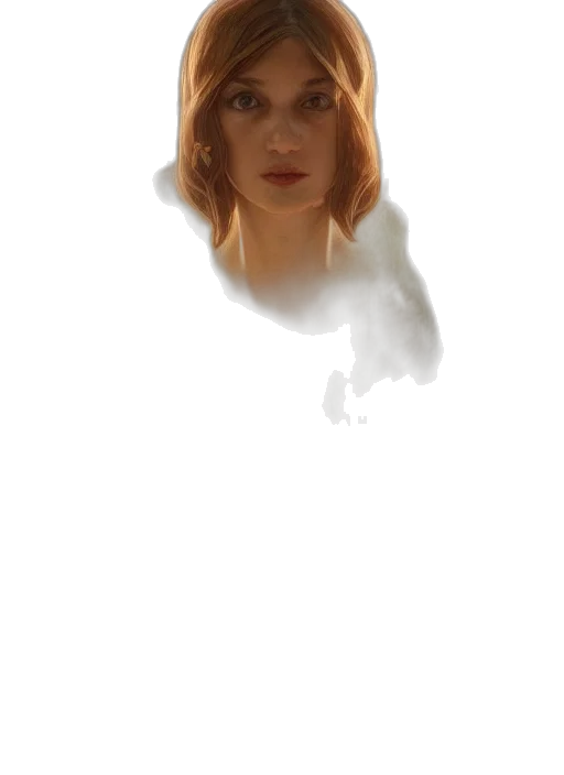 face, mask, dress, hair, photorealistic, concept art, oil painting, fantasy art transparent PNG cut-out
