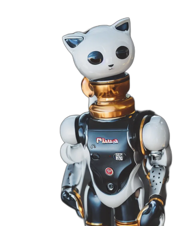 robot, 3d render, concept art, high transparent PNG cut-out