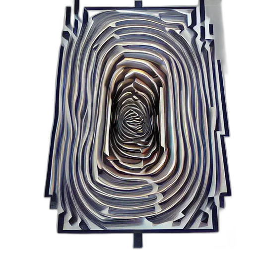 jewelry, furniture, robot, face, 3d render, outer space, award, winning transparent PNG cut-out