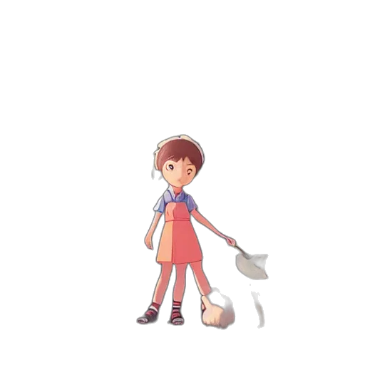 staff, animal, dress, creature transparent PNG cut-out