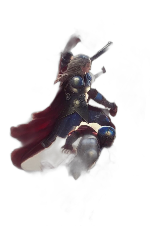 sword, weapon, staff, concept art, fantasy art, comic book art, 3d render, blue transparent PNG cut-out