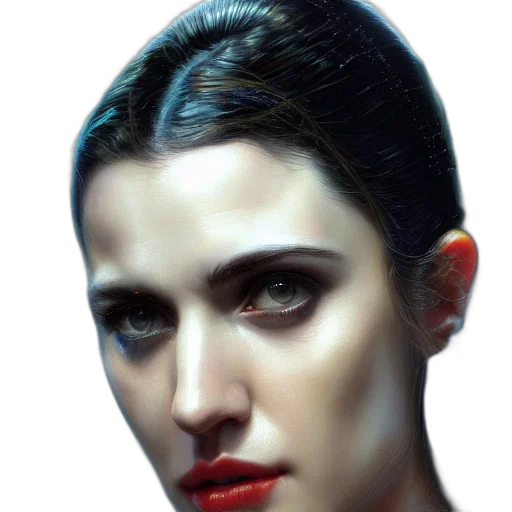 face, jewelry, hair, crown, photorealistic, oil painting, cyberpunk, fantasy art transparent PNG cut-out