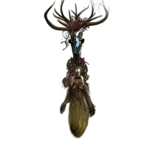crown, jewelry, staff, creature transparent PNG cut-out
