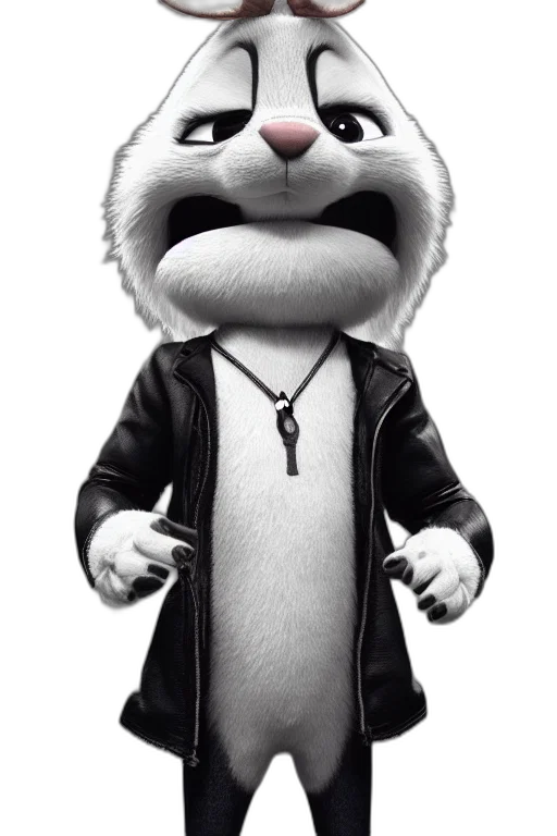 jacket, animal, staff, cartoon transparent PNG cut-out
