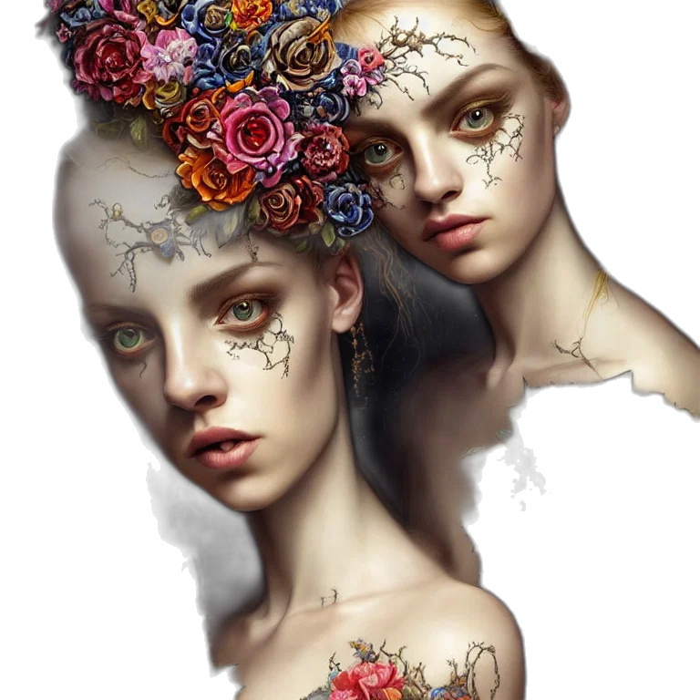 crown, mask, jewelry, face, fantasy art, concept art, photorealistic, watercolor transparent PNG cut-out