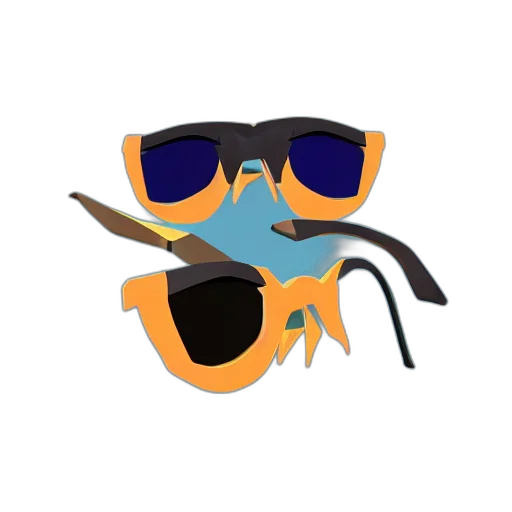 staff, mask, animal, 3d render transparent PNG cut-out