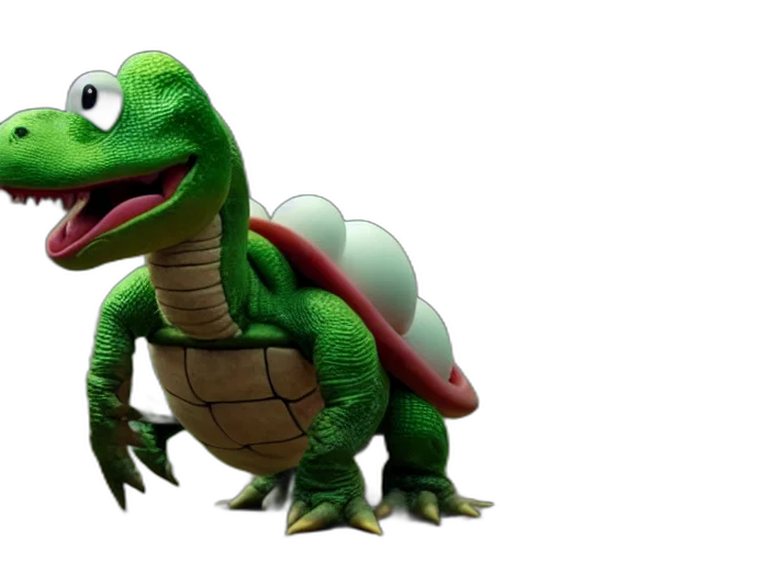 animal, dragon, creature, 3d render transparent PNG cut-out
