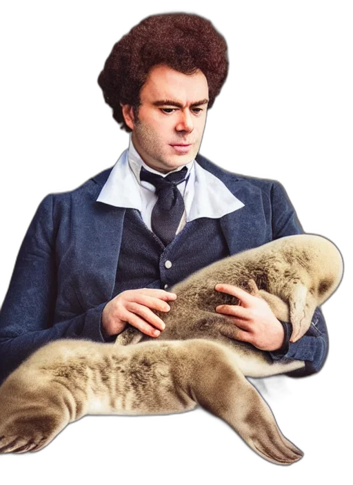 hat, hair, animal, staff transparent PNG cut-out