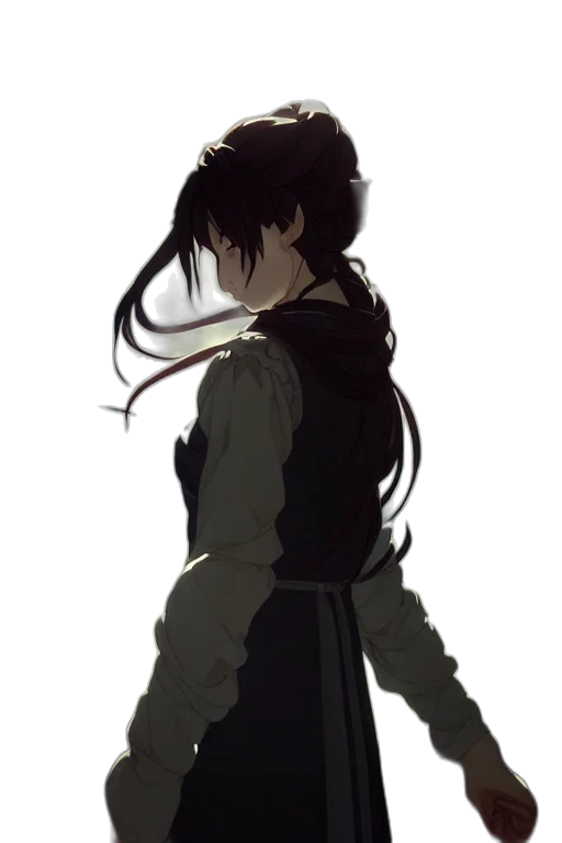 jacket, staff, dress, face transparent PNG cut-out