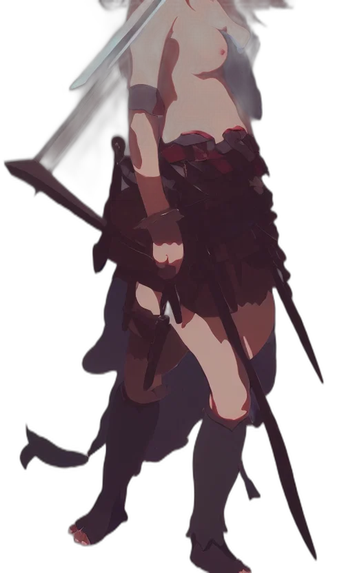 weapon, sword, staff, dress transparent PNG cut-out