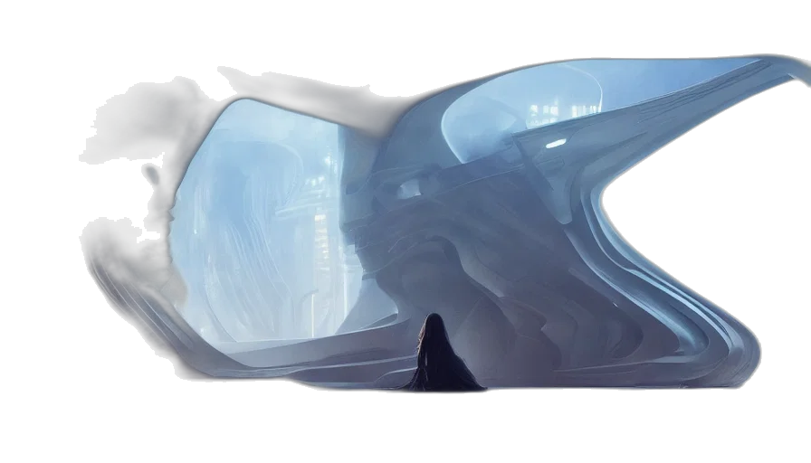 car, mask, robot, concept art, 3d render, cyberpunk, westworld, search transparent PNG cut-out