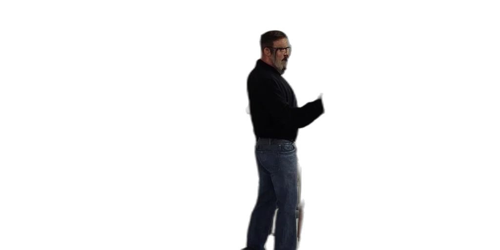 staff, jacket, robot, weapon transparent PNG cut-out