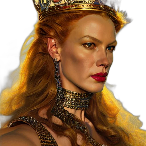 crown, jewelry, fantasy art, photorealistic transparent PNG cut-out