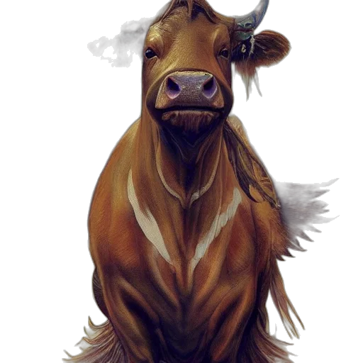 animal, face, creature, staff, photorealistic, concept art, oil painting, fantasy art transparent PNG cut-out