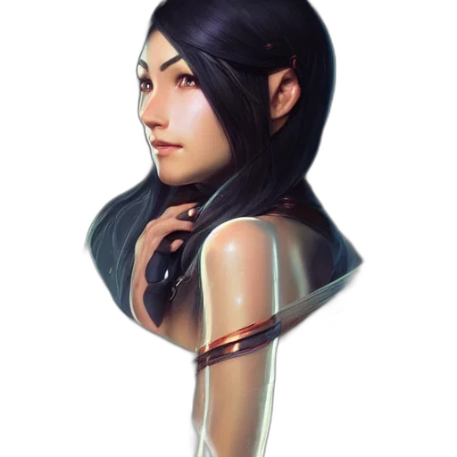 face, staff, robot, mask, concept art, fantasy art, 3d render, photorealistic transparent PNG cut-out
