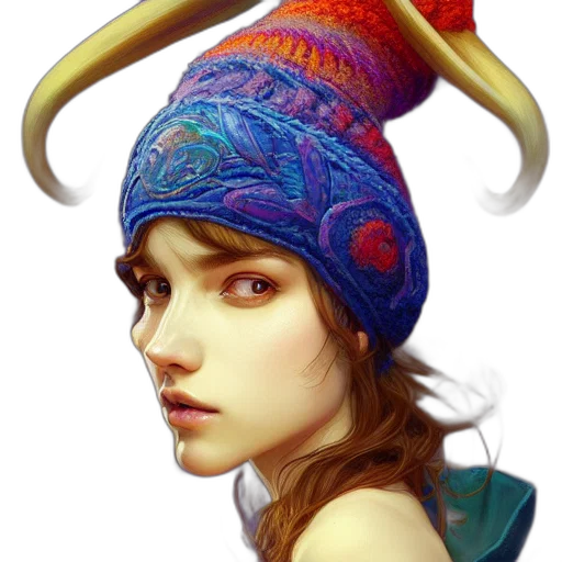 hat, crown, face, jewelry, fantasy art, concept art, photorealistic, pixel art transparent PNG cut-out