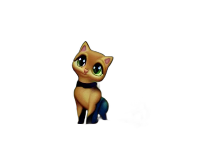 staff, animal, creature, 3d render, pixel art, concept art, fantasy art, littlest transparent PNG cut-out