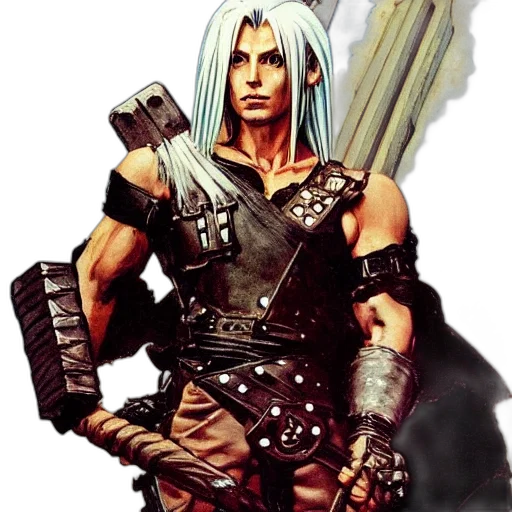 sword, staff, weapon, fantasy art transparent PNG cut-out