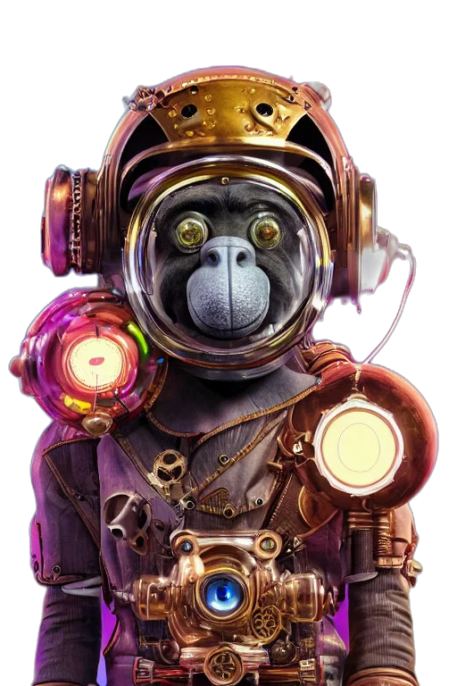 staff, robot, mask, animal transparent PNG cut-out