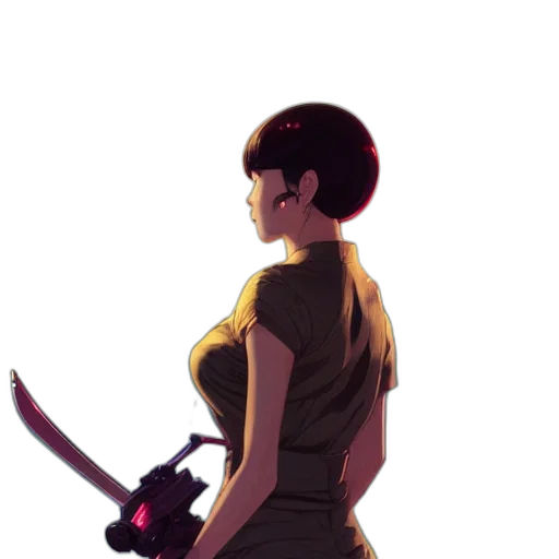 weapon, staff, sword, dress transparent PNG cut-out