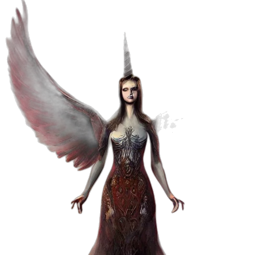 dress, staff, fantasy art, concept art, pixel art, 3d render, dark, woman transparent PNG cut-out