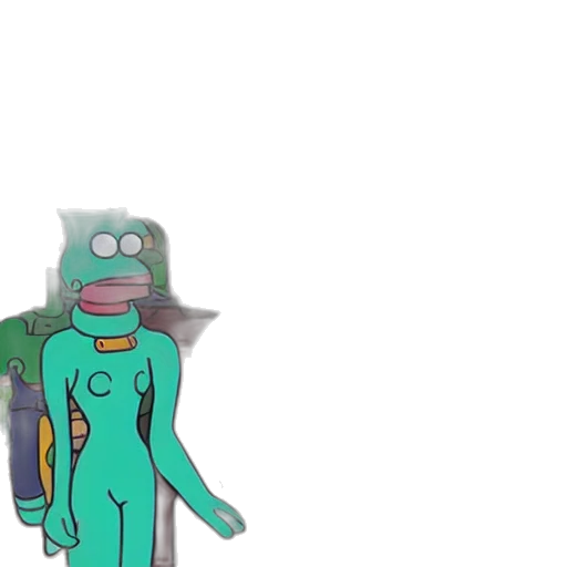 robot, creature, staff, animal, concept art, 3d render, pixel art, vaporwave transparent PNG cut-out