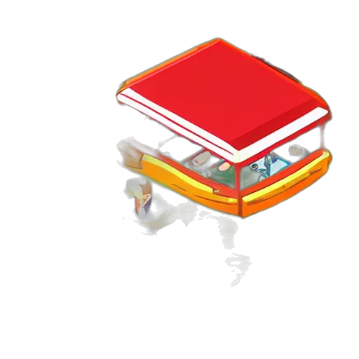 robot, car, jewelry, food, 3d render, concept art, pixel art, red transparent PNG cut-out