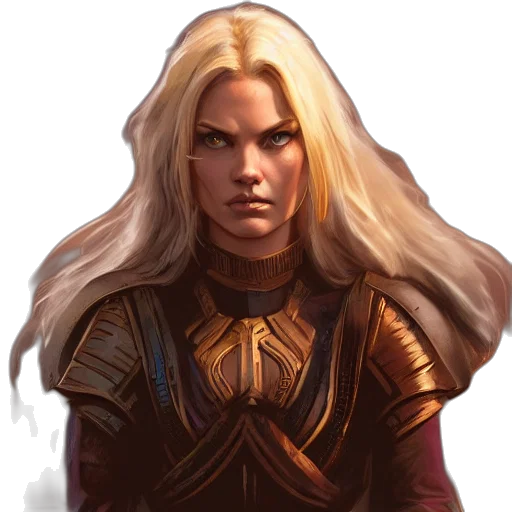 face, fantasy art, concept art, comic book art transparent PNG cut-out