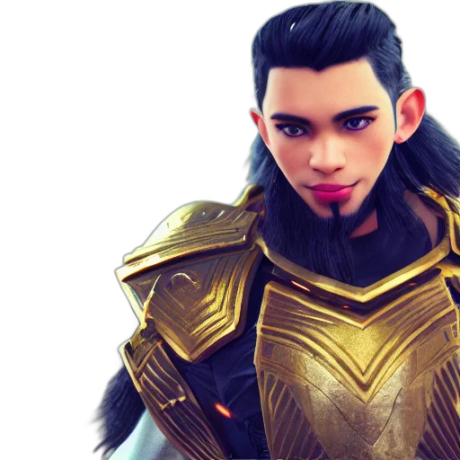 dragon, fantasy art, 3d render, concept art, photorealistic, golden, beautiful, men transparent PNG cut-out