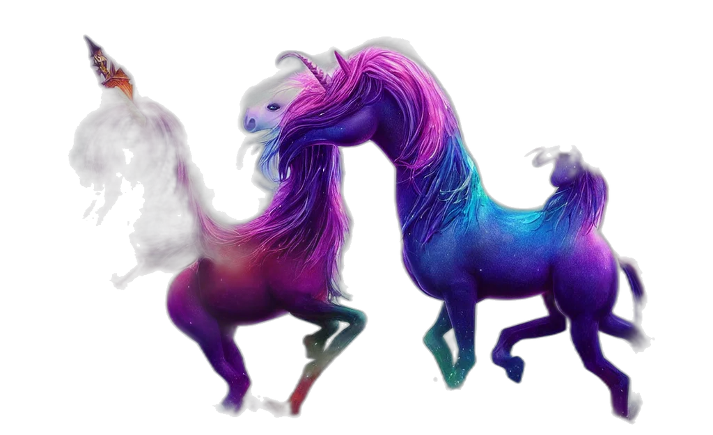 animal, creature, concept art, 3d render, fantasy art, vaporwave, pastel, colorful transparent PNG cut-out