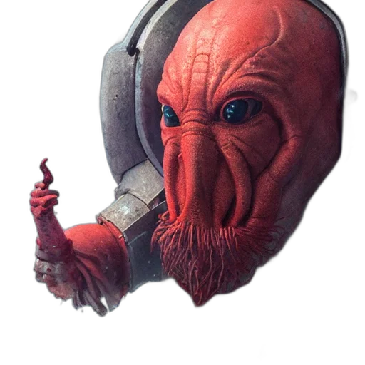 mask, creature, face, staff transparent PNG cut-out