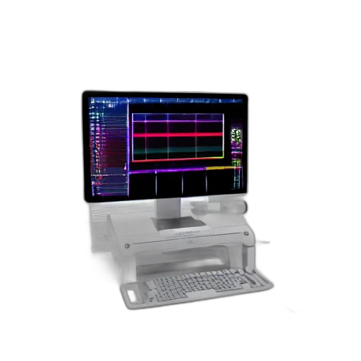 computer, pedestal, render, octane, ray, tracing, ultra, high transparent PNG cut-out