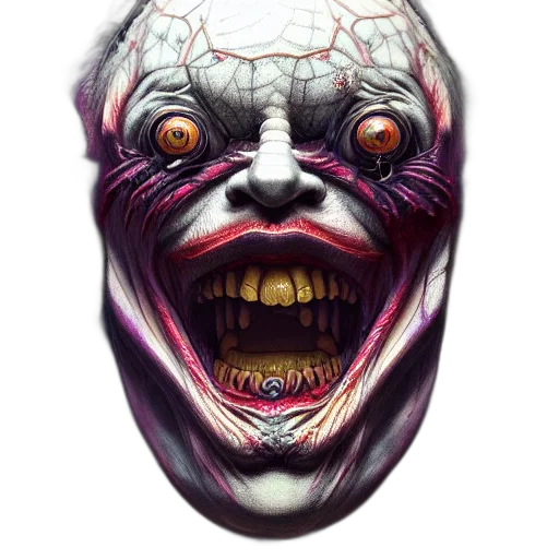 mask, creature, face, concept art, comic book art, fantasy art, photorealistic, cosmic transparent PNG cut-out