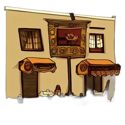 furniture, building, concept art, 3d render transparent PNG cut-out