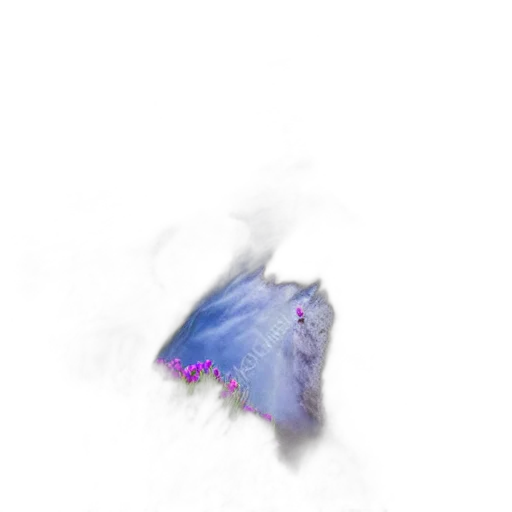 flower, dragon, crown, mask, photorealistic, watercolor, concept art, vaporwave transparent PNG cut-out