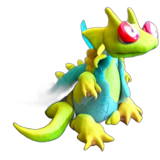dragon, creature, animal, staff, 3d render, concept art, photorealistic, pixel art transparent PNG cut-out