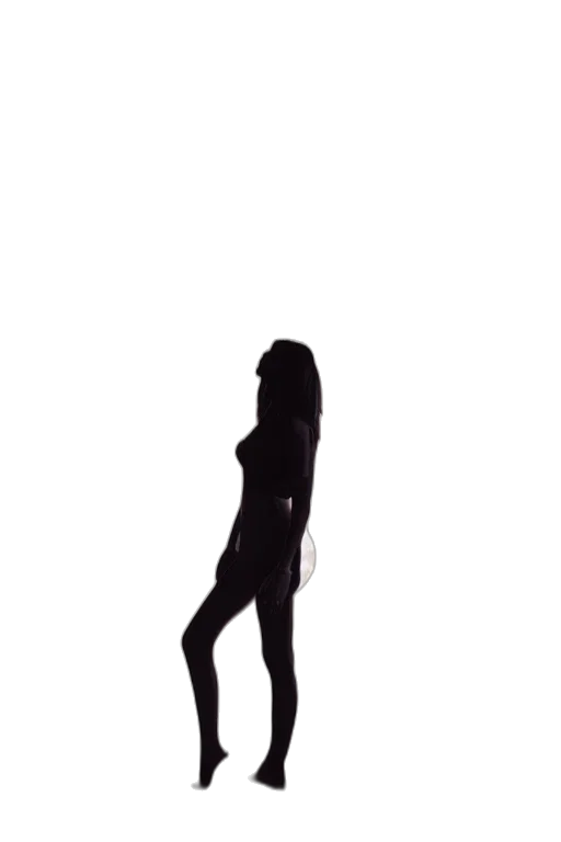 dress, creature, hair, robot transparent PNG cut-out