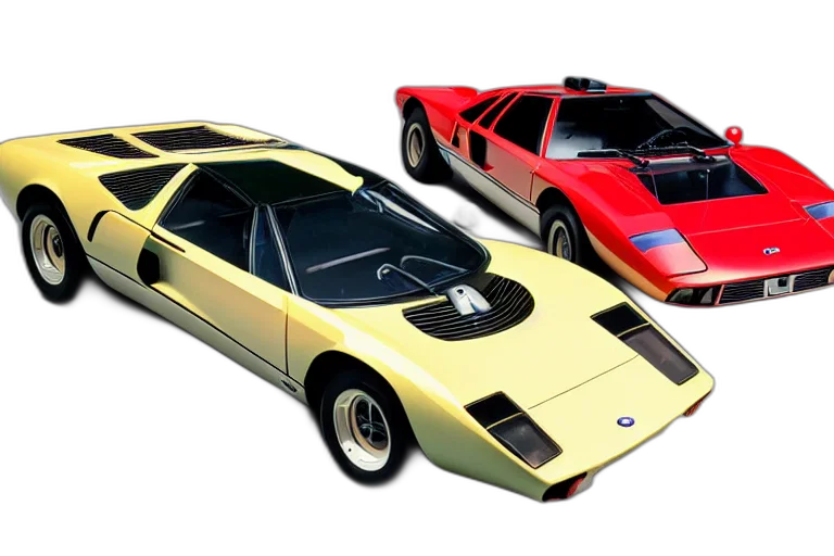 car, 3d render, designed, giorgetto, giugiaro, stylized, poser, single transparent PNG cut-out