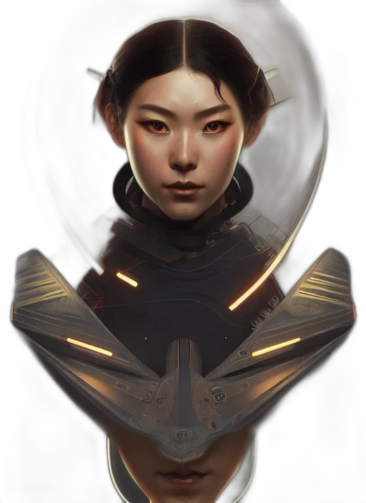 face, robot, mask, staff transparent PNG cut-out