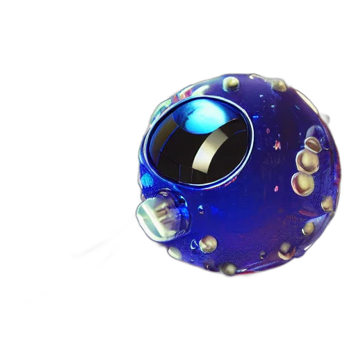 jewelry, robot, mask, 3d render transparent PNG cut-out
