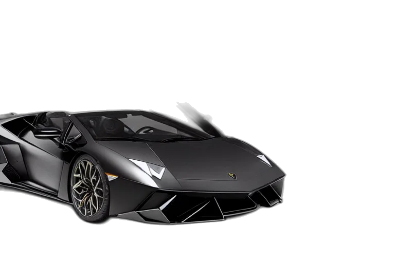 car, weapon, 3d render, photorealistic transparent PNG cut-out