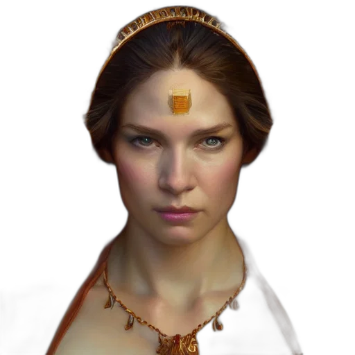 crown, jewelry, face, staff transparent PNG cut-out