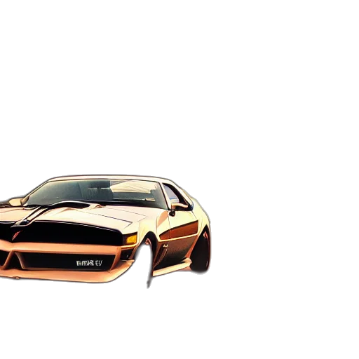 car, animal, weapon, 3d render, photorealistic, concept art, pixel art, golden transparent PNG cut-out