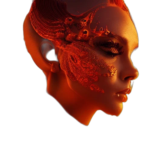 mask, face, crown, jewelry transparent PNG cut-out