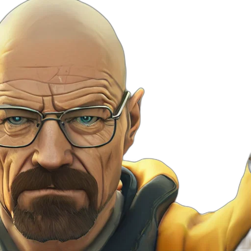 face, comic book art, concept art, cartoon, photorealistic, golden, digital, art transparent PNG cut-out