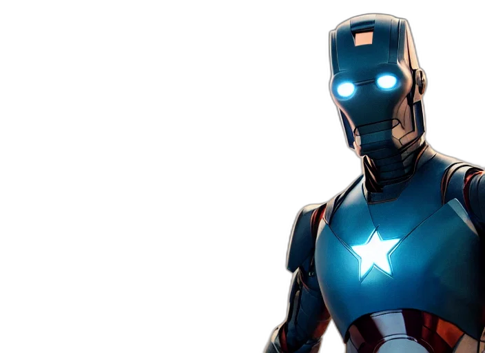 robot, comic book art, concept art, film transparent PNG cut-out
