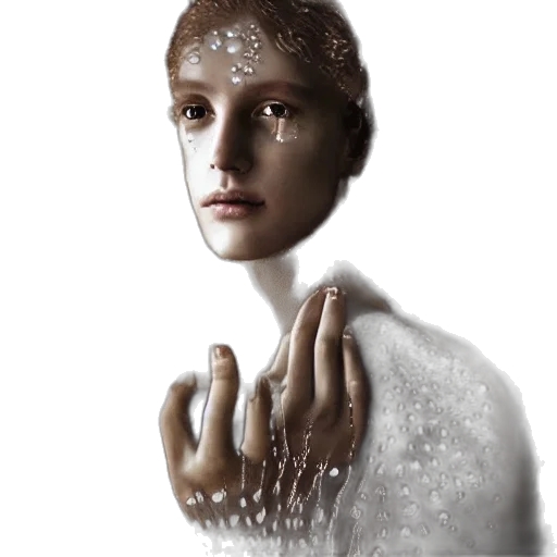 face, robot, jewelry, mask, photorealistic, 3d render, concept art, fantasy art transparent PNG cut-out