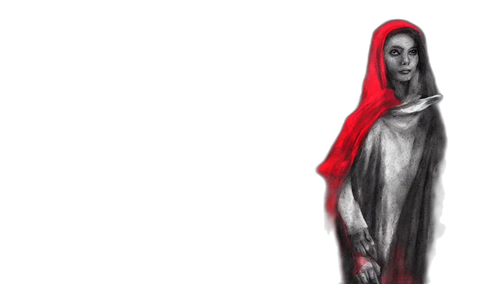 dress, mask, jacket, concept art transparent PNG cut-out